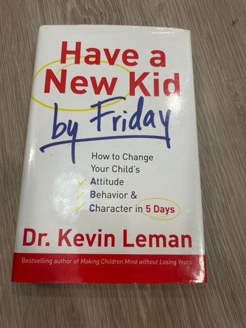Have a new kid by Friday Hardback Adult