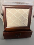 ? Wood mail holder/photo holder lattice ribbon board Some scratches Decor