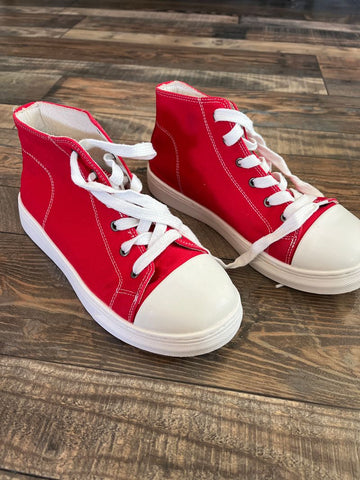 Red shoes Red 6 (Big Kid)