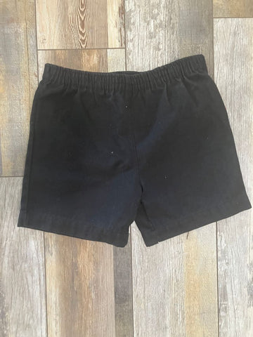 Boys black shorts Elastic waist 2T