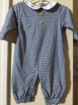 Sugar Dumplin Kids 6 month Striped Longall Romper 6-12 Months