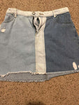 Unknown Multi denim skirt 14