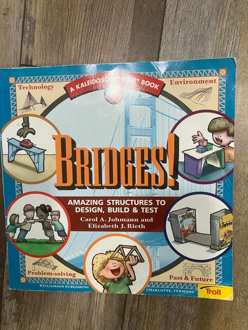 Bridges! book Fair condition, corners bent Educational