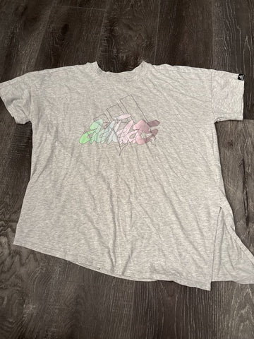 Adidas Grey adidas t shirt with side slit 14