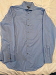 Calvin Klein Blue slim tail dress shirt Men's - XL