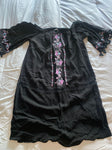 Lovefire Runs small! Black dress with fora Women's - L