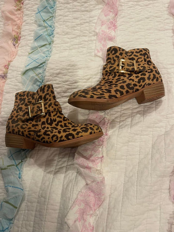 Lily and Dan Leopard booties 9 (Lil' Kid)