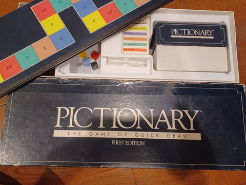 Pictionary Complete -paper & pencils, box has wear Games