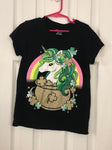 Childrens Place Sz 7/8 Unicorn St Patrick shirt 7
