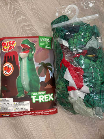 TRex costume Fits adult. Worn briefly 1x Miscellaneous