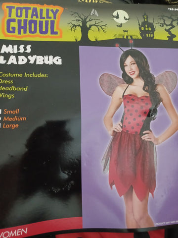 NEW Miss Ladybug Costume Women's - M