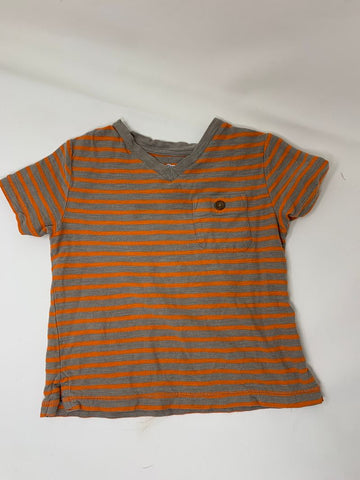 Baby gap Orange striped shirt with pocket 18 Months
