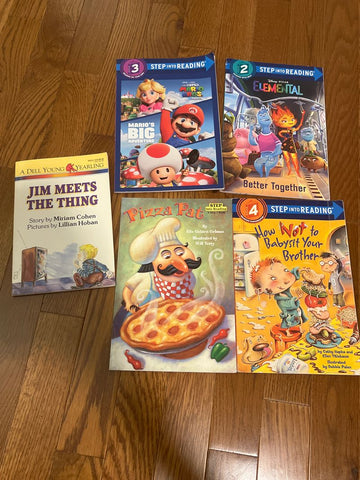 Set of 5 books 5 books Early Reader