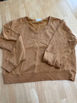 Pink Rose Dark mustard v-neck sweatshirt Junior Small 1-3
