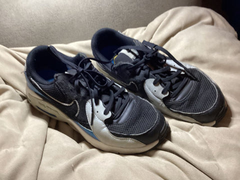 Nike Air Black/gray/blue 7 (Adult)