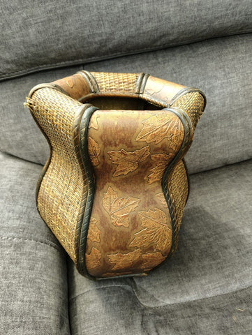 Basket Brown tall basket decor about 12inches in height GUC Decor