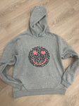 Unknown Gray smiley hoodie, fits like 14/16 14