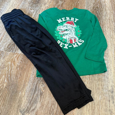 Walmart Ls shirts with black pants 6T/6X