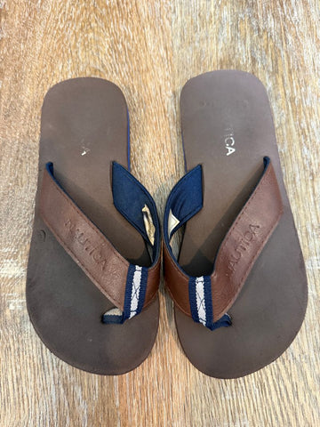 Nautica Brown sandels 13 (Lil' Kid)