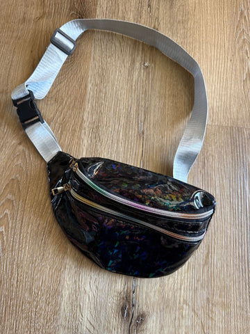 Belt Bag Black- Translucent Bag