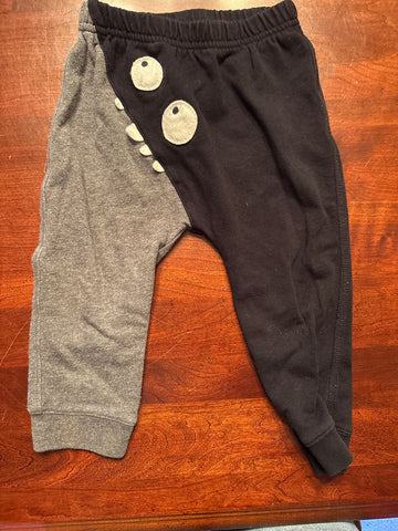 Baby Gap Monster grey and black joggers 18 Months