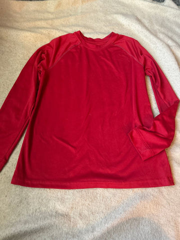 Adidas Red long sleeve shirt, size youth large 12