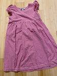Smock & Dots Pink white striped girls dress 6T/6X