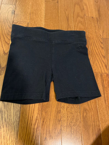 Justice Black shorts 6T/6X