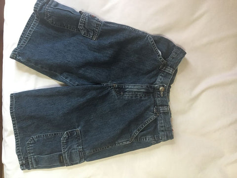 Wrangler Blue jean shorts adjustable waist 14