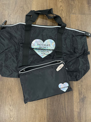 Victorias Secret Duffle and smaller zipper bag new with tags Bag