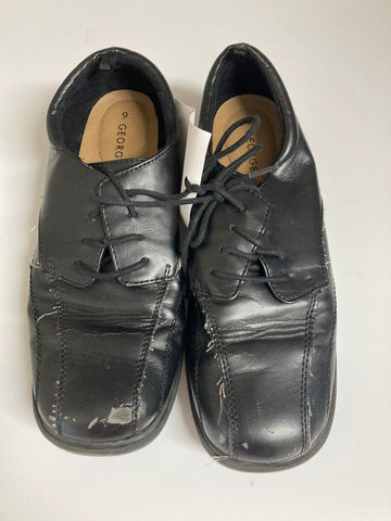 Boys Black dress shoes with laces 6 (Big Kid)