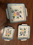 Vintage Bakeware 3 piece vintage set Kitchen