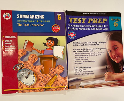 Grade 6 Test prep and summarizing grade 6 books Classroom Tools