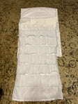 Lush white shower curtain New, no tags ruffles on bottom Bathroom