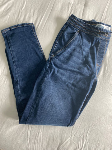 Old Navy Karate Slim taper pull on flex jeans 14