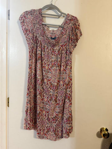 Fleur bleve Pink multi color dress Women's - L