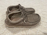 Hey dude Brown shoes- well worn but could be washed 5 (Big Kid)