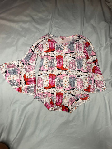 Unknown Western LS onesies NWOT 2T