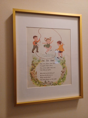 None Vintage framed print Decor