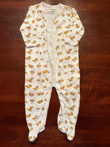 Roller Rabbit Chicks Pj with hearts 6-12 Months