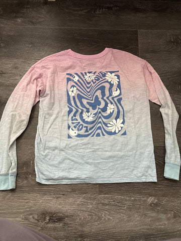 SO pink and blue ombré long sleeve 14