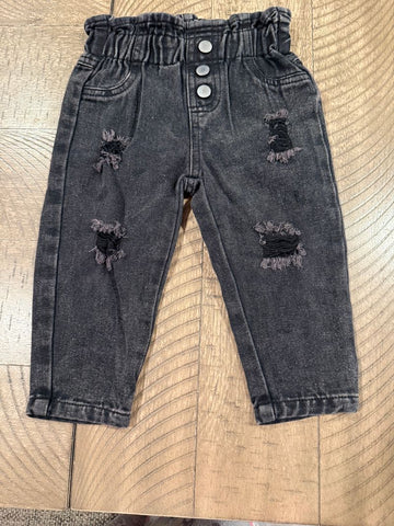 Shein Black denim size 12/18 12 Months