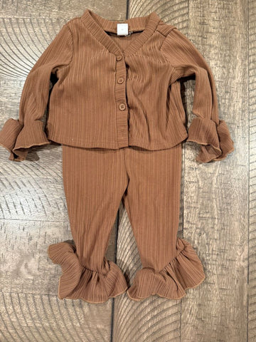 Shein Brown outfit 9/12mths 6-12 Months