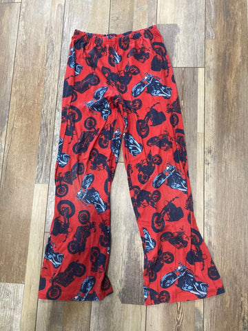Carter's Pajama pants red pants w/motorcycles 12