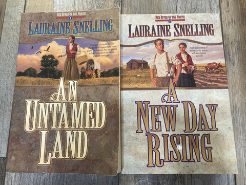 Lauraine Snelling books Red River of the North #1 & #2 Adult