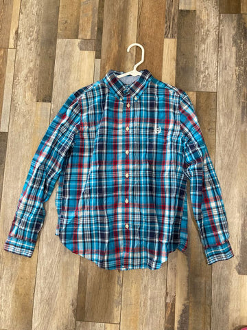 Chaps blue and red plaid dress shirt - XLarge 18-20