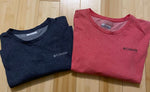 Columbia 2 Mens XLT tall short sleeve Tshirts navy red Men's - XL