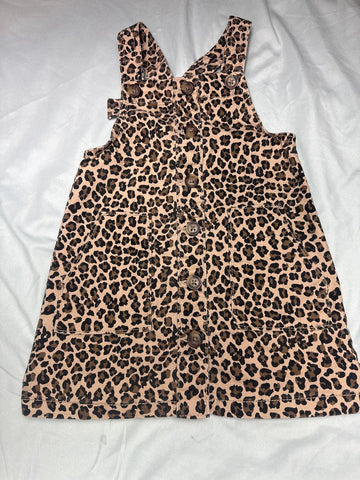 Wonder nation EUC cheetah Jean dress 3T/3