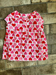 Carters Carters short sleeve heart top 3T/3