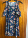 Tres Bien Soft floral dress exposed shoulder Women's - M